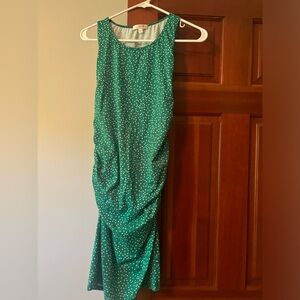 Like New Green Polka Dot Maternity Dress - XS